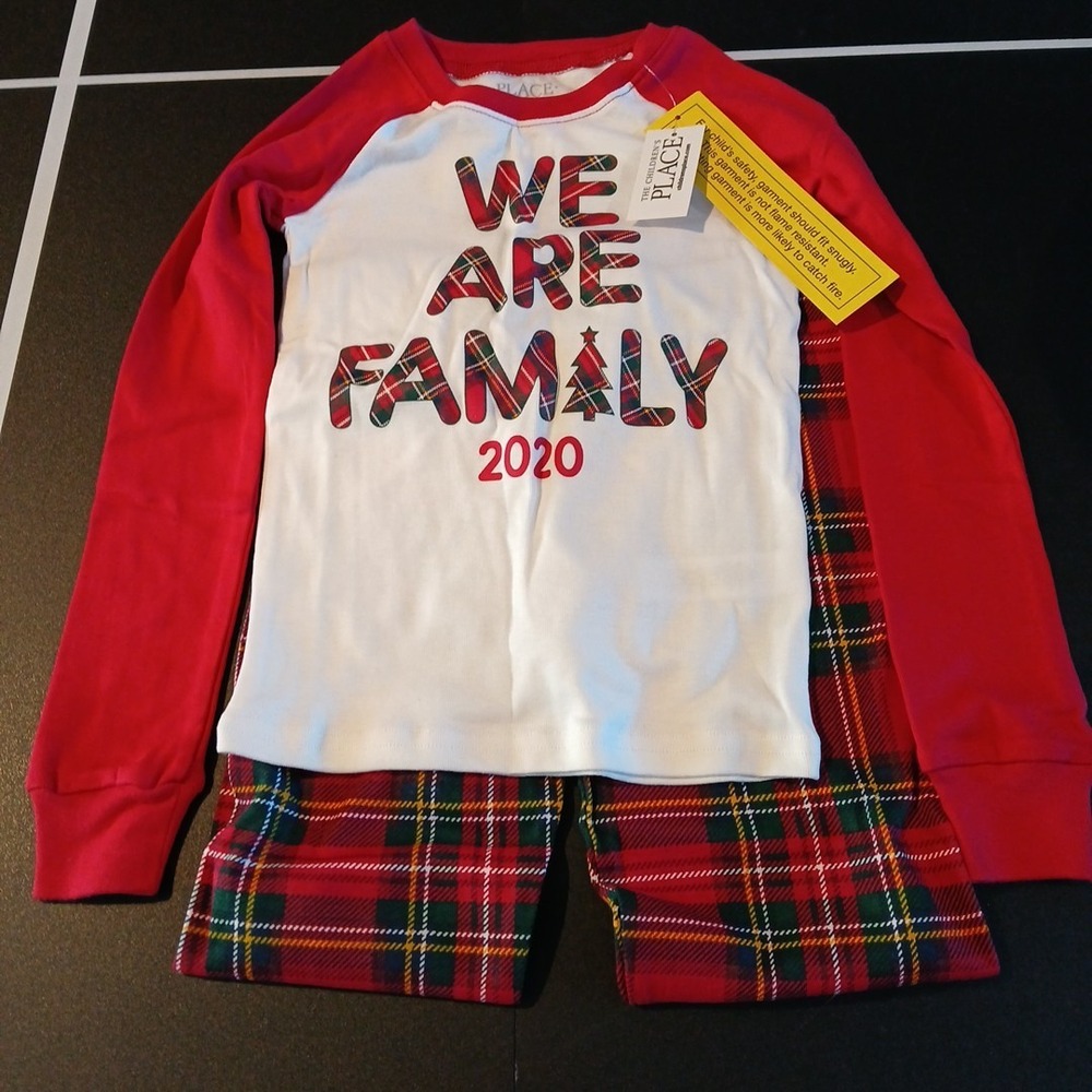 Children's Place Kids Size 6‎ Christmas Snug Fit Cotton Pajamas 2022 NWT!